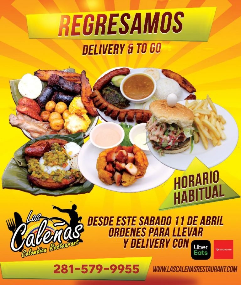 Regresamos Sábado 11 de abril – Las Caleñas Restaurant